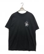 stussyステューシー）の古着「REGAL CROWN S/S TEE」｜ブラック