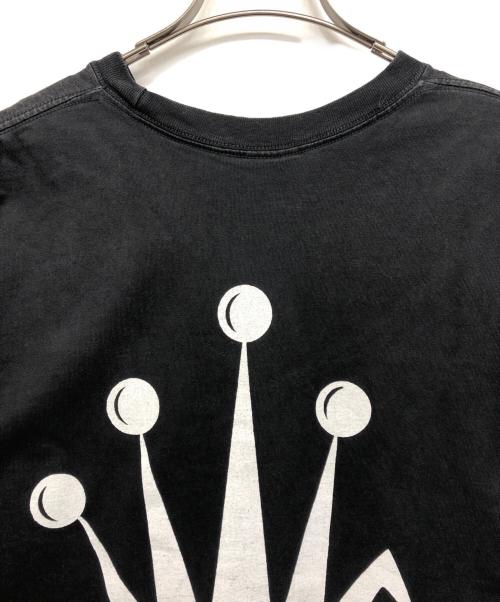 stussy（ステューシー）stussy (ステューシー) REGAL CROWN S/S TEE ブラック サイズ:Lの古着・服飾アイテム
