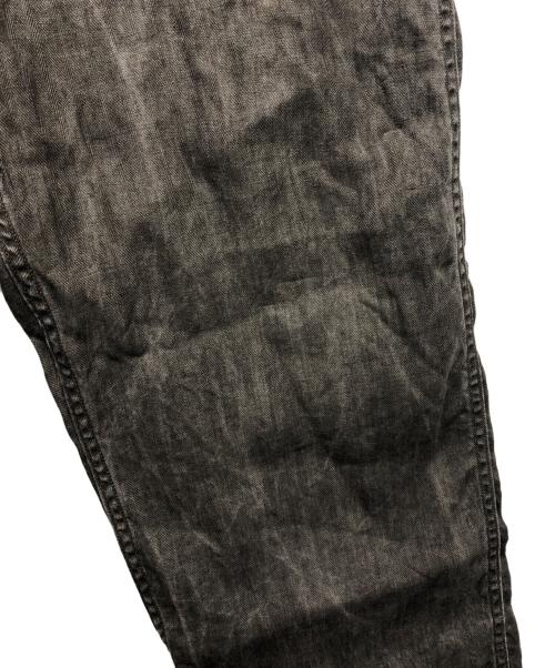 orSlow（オアスロウ）orSlow (オアスロウ) リネンベイカーパンツ ブラック サイズ:XXSの古着・服飾アイテム