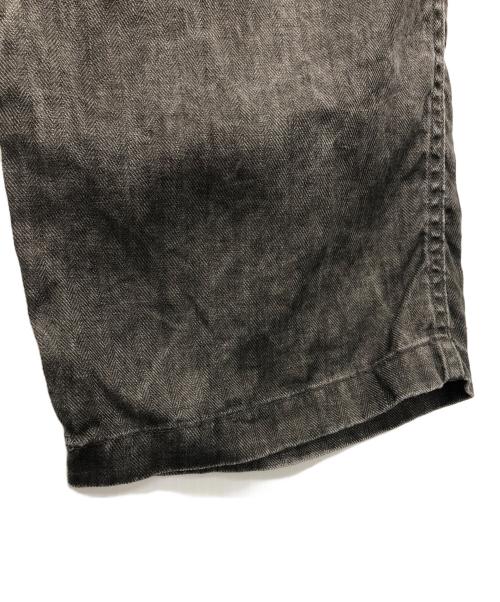 orSlow（オアスロウ）orSlow (オアスロウ) リネンベイカーパンツ ブラック サイズ:XXSの古着・服飾アイテム