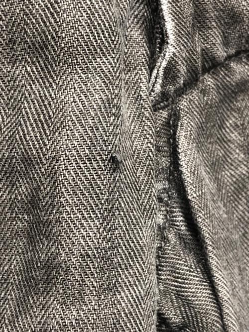 orSlow（オアスロウ）orSlow (オアスロウ) リネンベイカーパンツ ブラック サイズ:XXSの古着・服飾アイテム