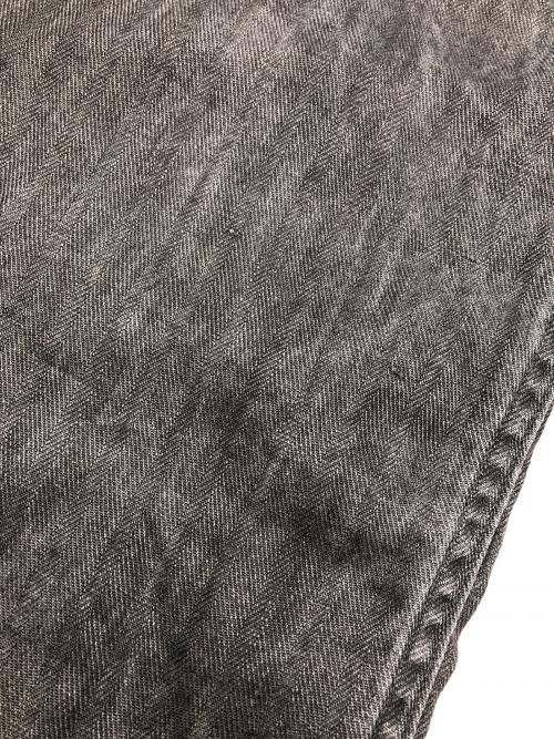 orSlow（オアスロウ）orSlow (オアスロウ) リネンベイカーパンツ ブラック サイズ:XXSの古着・服飾アイテム