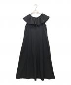 rosy monsterロージーモンスター）の古着「フリルドーナツワンピース」｜ブラック