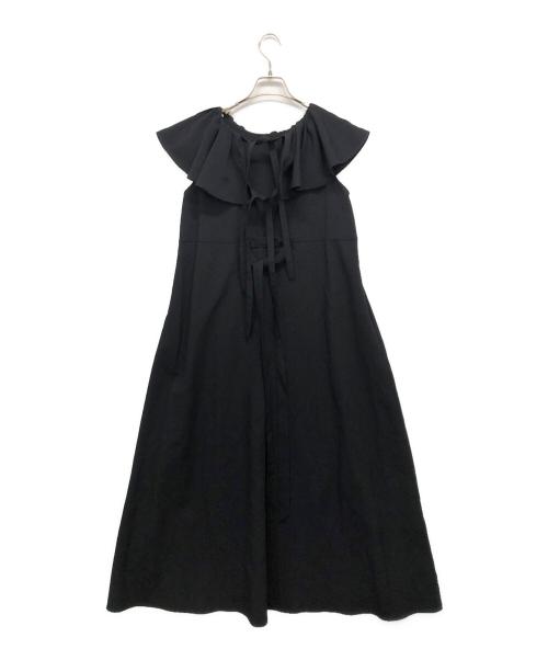 rosy monster（ロージーモンスター）rosy monster (ロージーモンスター) フリルドーナツワンピース ブラック サイズ:Fの古着・服飾アイテム