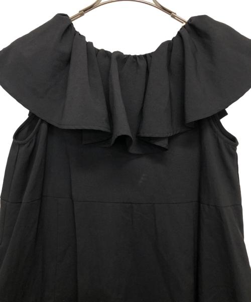 rosy monster（ロージーモンスター）rosy monster (ロージーモンスター) フリルドーナツワンピース ブラック サイズ:Fの古着・服飾アイテム