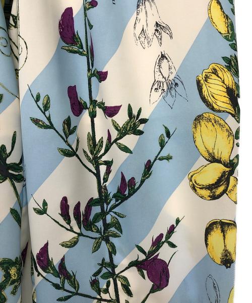 manipuri（マニプリ）manipuri (マニプリ) フラワープリントパンツ スカイブルー サイズ:Ｆの古着・服飾アイテム