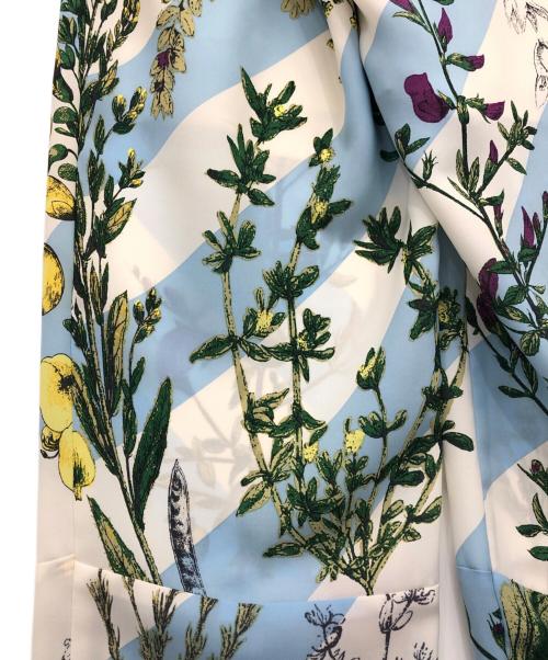 manipuri（マニプリ）manipuri (マニプリ) フラワープリントパンツ スカイブルー サイズ:Ｆの古着・服飾アイテム