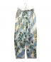 manipuri（マニプリ）の古着「フラワープリントパンツ」｜スカイブルー