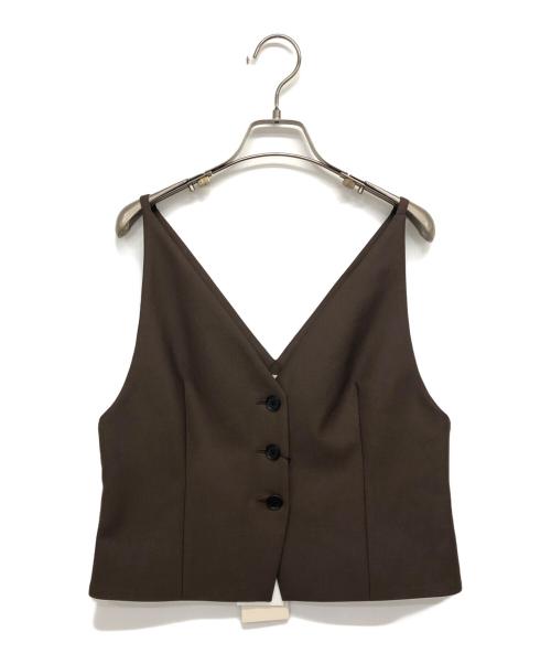 AEWEN MATOPH（イウエン マトフ）AEWEN MATOPH (イウエン マトフ) キャミソールベスト ブラウン サイズ:FREE 未使用品の古着・服飾アイテム