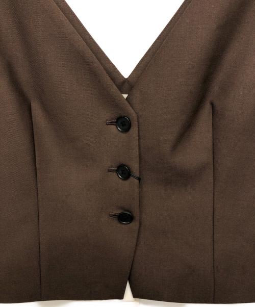 AEWEN MATOPH（イウエン マトフ）AEWEN MATOPH (イウエン マトフ) キャミソールベスト ブラウン サイズ:FREE 未使用品の古着・服飾アイテム