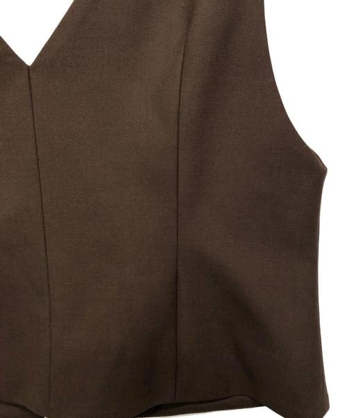 AEWEN MATOPH（イウエン マトフ）AEWEN MATOPH (イウエン マトフ) キャミソールベスト ブラウン サイズ:FREE 未使用品の古着・服飾アイテム