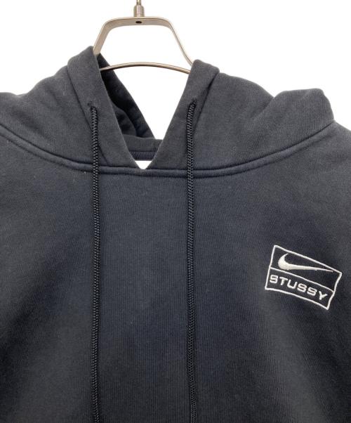 NIKE（ナイキ）NIKE (ナイキ) stussy (ステューシー) NRG WASHED HOODIE ブラック サイズ:Lの古着・服飾アイテム