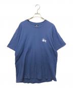 stussyステューシー）の古着「BASIC STUSSY TEE」｜ブルー