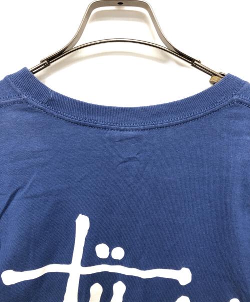 stussy（ステューシー）stussy (ステューシー) BASIC STUSSY TEE ブルー サイズ:Lの古着・服飾アイテム