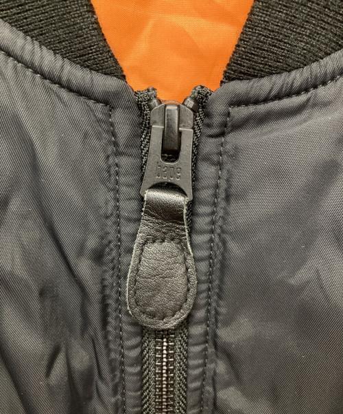 A BATHING APE（アベイシングエイプ）A BATHING APE (ア ベイシング エイプ) Busy Shark Loose Fit MA-1 Jacket ブラック サイズ:2XLの古着・服飾アイテム