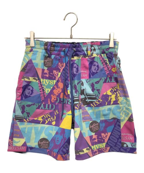 Hysteric Glamour（ヒステリックグラマー）Hysteric Glamour (ヒステリックグラマー) FEELSOGOOD柄リバーシブルショーショートパンツ マルチカラー サイズ:Sの古着・服飾アイテム