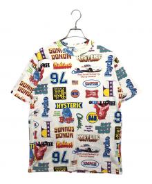 Hysteric Glamour（ヒステリックグラマー）の古着「LIVE IN 76柄 オーバーサイズTシャツ」｜ホワイト