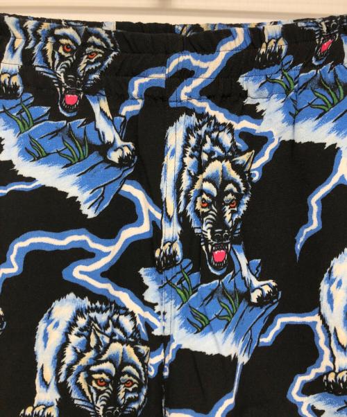 Hysteric Glamour（ヒステリックグラマー）Hysteric Glamour (ヒステリックグラマー) WOLF AND LIGHTNINGショーツ ブルー サイズ:Mの古着・服飾アイテム