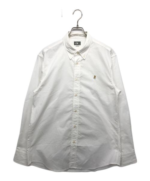 THE NORTH FACE（ザ ノース フェイス）THE NORTH FACE (ザ ノース フェイス) L/S Him Ridge Shirt ホワイト サイズ:XLの古着・服飾アイテム