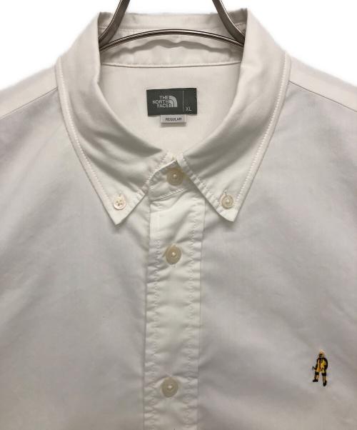 THE NORTH FACE（ザ ノース フェイス）THE NORTH FACE (ザ ノース フェイス) L/S Him Ridge Shirt ホワイト サイズ:XLの古着・服飾アイテム