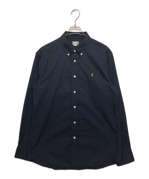 THE NORTH FACE（ザ ノース フェイス）THE NORTH FACE (ザ ノース フェイス) L/S Him Ridge Shirt ネイビー サイズ:XLの古着・服飾アイテム