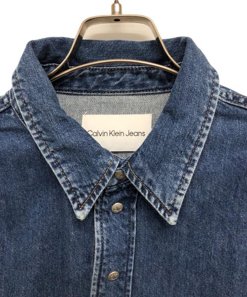 Calvin Klein Jeans（カルバンクラインジーンズ）Calvin Klein Jeans (カルバンクラインジーンズ) デニムジャケット インディゴ サイズ:Sの古着・服飾アイテム