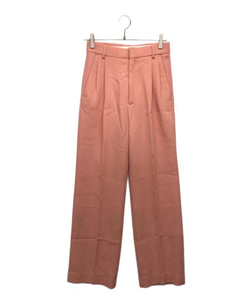 CASABLANCA（カサブランカ）CASABLANCA (カサブランカ) タックパンツ ピンク サイズ:44の古着・服飾アイテム