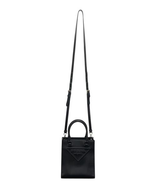 PRADA（プラダ）PRADA (プラダ) 2WAYバッグ ブラックの古着・服飾アイテム