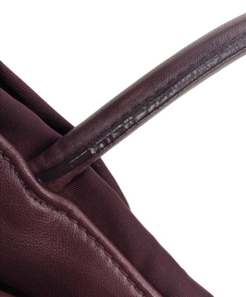 PRADA（プラダ）PRADA (プラダ) リボンハンドバッグ レッドの古着・服飾アイテム