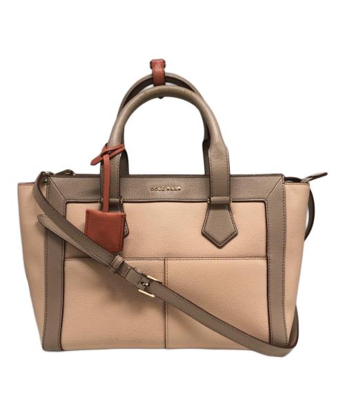 COLE HAAN（コールハーン）COLE HAAN (コールハーン) 2WAYバッグ ベージュの古着・服飾アイテム