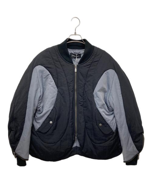 D.Nart.Ampta（ディー・ナート・アンプタ）D.Nart.Ampta (ディー・ナート・アンプタ) Round cut MA-1 ジャケット ブラック サイズ:M 未使用品の古着・服飾アイテム