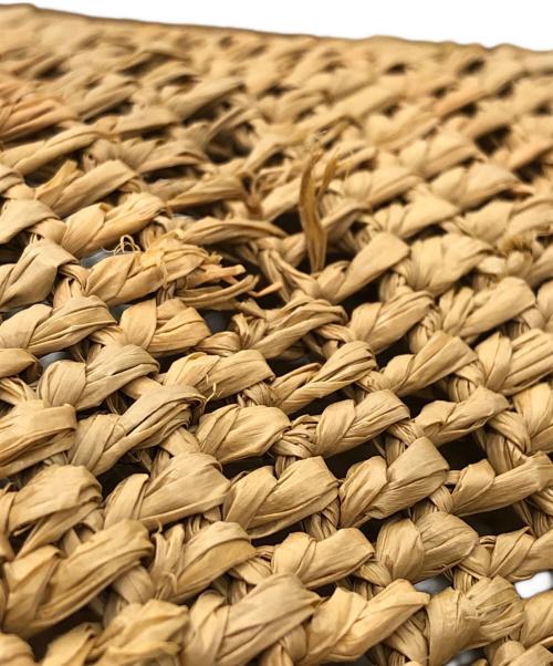 Sans-Arcidet（サン・アルシデ）Sans-Arcidet (サン・アルシデ) ラフィアトートバッグ ブラウンの古着・服飾アイテム