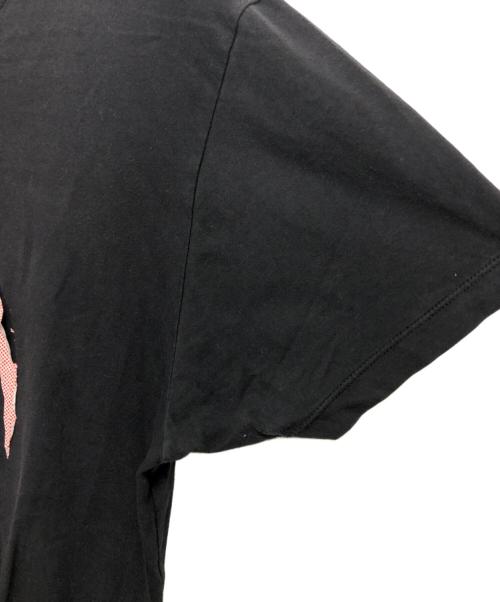 Saint Laurent Paris（サンローランパリ）Saint Laurent Paris (サンローランパリ) ブラッドラスタープリントTシャツ ブラック サイズ:XSの古着・服飾アイテム