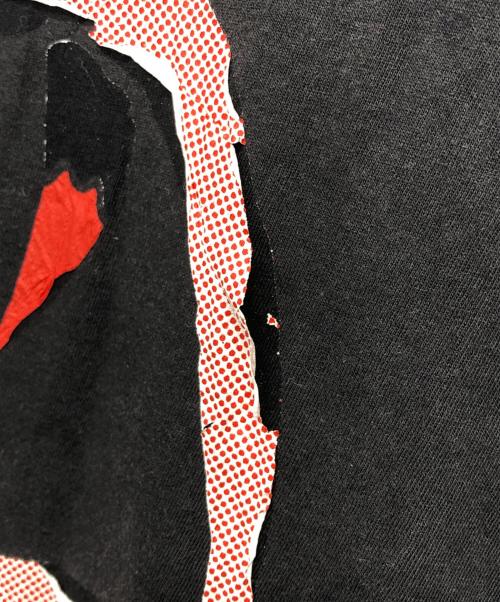 Saint Laurent Paris（サンローランパリ）Saint Laurent Paris (サンローランパリ) ブラッドラスタープリントTシャツ ブラック サイズ:XSの古着・服飾アイテム