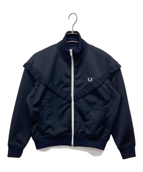 FRED PERRY（フレッドペリー）FRED PERRY (フレッドペリー) フリルデザインジャケット ネイビー サイズ:36の古着・服飾アイテム