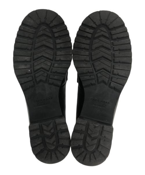 COLE HAAN（コールハーン）COLE HAAN (コールハーン) カメアラグローファー ブラック サイズ:6 1/2の古着・服飾アイテム