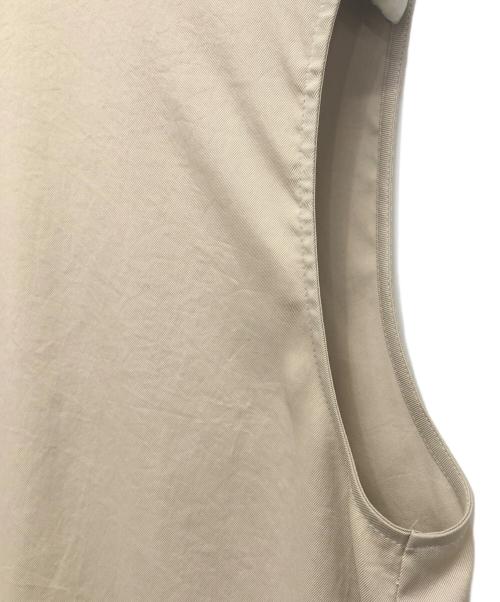 Noble（ノーブル）Noble (ノーブル) スカーフノースリーブブラウス ベージュ サイズ:記載なしの古着・服飾アイテム