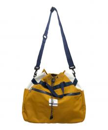 AS2OV（アッソブ）の古着「NYLON TWILL DRAW STRING SHOULDER」｜イエロー