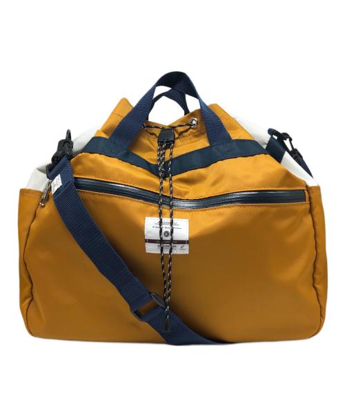 AS2OV（アッソブ）AS2OV (アッソブ) NYLON TWILL DRAW STRING SHOULDER イエローの古着・服飾アイテム