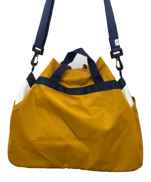 AS2OV（アッソブ）AS2OV (アッソブ) NYLON TWILL DRAW STRING SHOULDER イエローの古着・服飾アイテム