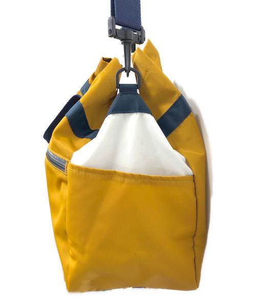 AS2OV（アッソブ）AS2OV (アッソブ) NYLON TWILL DRAW STRING SHOULDER イエローの古着・服飾アイテム