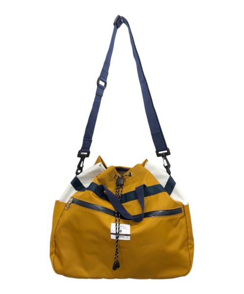 AS2OV（アッソブ）AS2OV (アッソブ) NYLON TWILL DRAW STRING SHOULDER イエローの古着・服飾アイテム