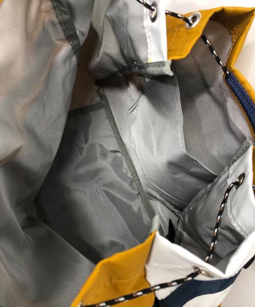 AS2OV（アッソブ）AS2OV (アッソブ) NYLON TWILL DRAW STRING SHOULDER イエローの古着・服飾アイテム