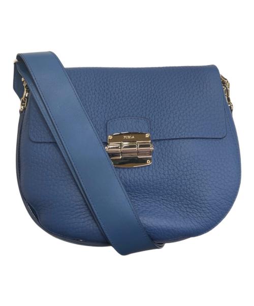 FURLA（フルラ）FURLA (フルラ) ショルダーバッグ ブルーの古着・服飾アイテム