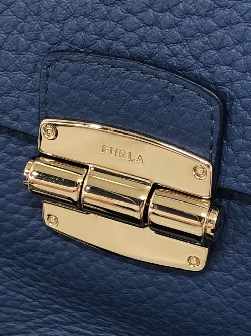 FURLA（フルラ）FURLA (フルラ) ショルダーバッグ ブルーの古着・服飾アイテム