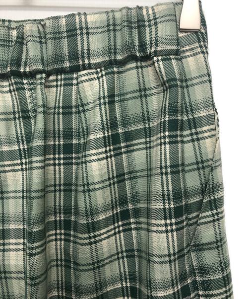 MACPHEE（マカフィー）MACPHEE (マカフィー) ナチュラルストレッチチェックパンツ グリーン サイズ:34の古着・服飾アイテム