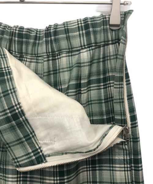 MACPHEE（マカフィー）MACPHEE (マカフィー) ナチュラルストレッチチェックパンツ グリーン サイズ:34の古着・服飾アイテム
