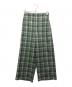 MACPHEE（マカフィー）の古着「ナチュラルストレッチチェックパンツ」｜グリーン