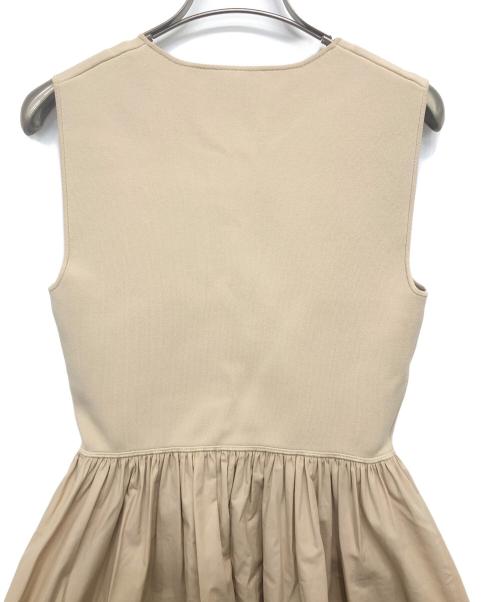 theory（セオリー）theory (セオリー) Glossed Poplin Crew NK C VOL DR ベージュ サイズ:Sの古着・服飾アイテム