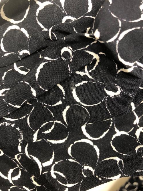 maison kitsune（メゾンキツネ）MAISON KITSUNE (メゾンキツネ) フロントプリーツショートドレス ネイビー サイズ:S 未使用品の古着・服飾アイテム